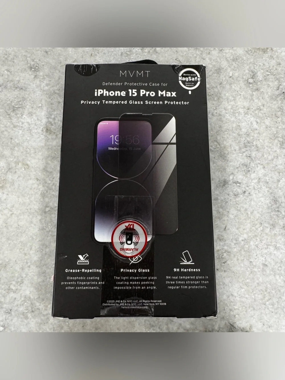 MVMT Defender Protective Case for iPhone 15 Pro Max with Screen Protector NWT